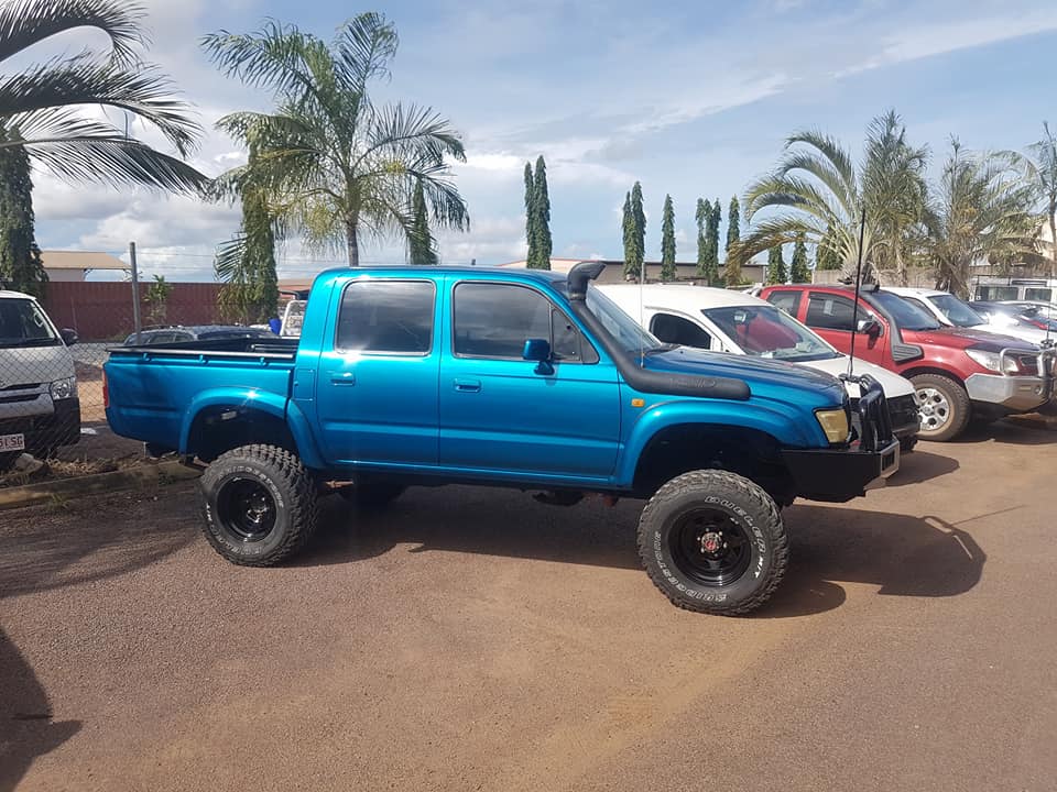 blue truck